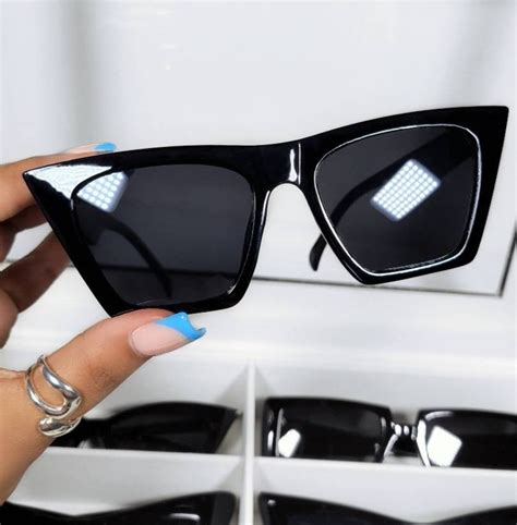 cat eye square sunglasses